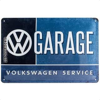 Nostalgisk -art retro tinskilt Volkswagen - VW Garage - Bil gaveidee Metalplak Vintage Design til v?gdekoration 7.9 """" X 11.8 """"