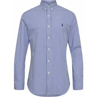 Polo Ralph Lauren Slim Fit Poplin Shirt Blue/White Bengal Stripe