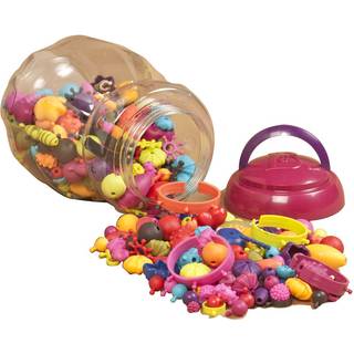 B. Toys - Pop Arty! 500 pcs- Jewlery Making Kit -Creative Pop Snap Perle Set til børn -Diy Craft Jewelry Making Kit -Necklaces Rings Armbånd - 4