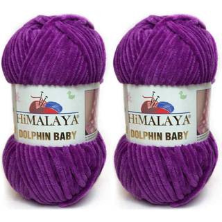 Himalaya Dolphin Baby Yarn Strik Yarn 2 Skeins 264 yards 2x100gram Super volumin?s baby t?ppe garn (80358)