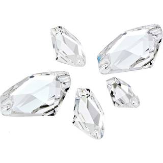 Dongzhou krystal sy på rhinestones galaktisk form flatback sten med huller systen perler til diy håndværk kostume tøj brudekjole smykker fremstil