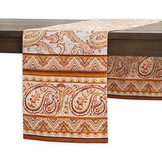 Maison D 'Hermine Tablerunner 100% Cotton Table Runner Dekorativt bord d?kker spisestue bryllupsbuffet Palatial Paisley (dobbeltlag) - Thanksgivi
