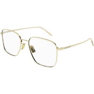 SAINT LAURENT Unisex SL 491 006 Optiske stel Metal Guld Firkantet