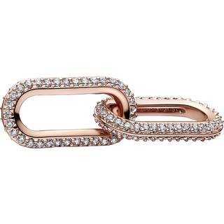 Pandora Me Rose Gold Crystal Styling Double Link Charm