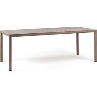 Nardi Tevere udtræksbord 100x210/275 - Latte