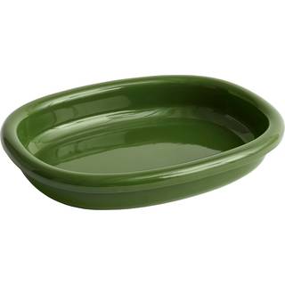 HAY Barro ovalt serveringsfad large 27x36 cm Green