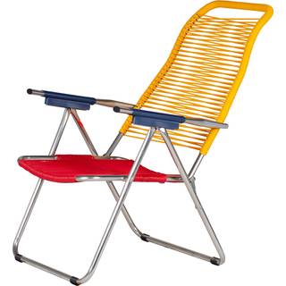 Fiam, Spaghetti solstol pop yellow red blue aluminium