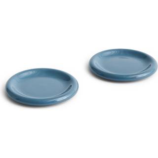 HAY Barro Plate Ø24 (2 stk.) Dark Blue
