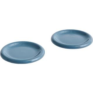 HAY Barro Plate Ø18 (2 stk.) Dark Blue