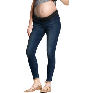 Hybridfirma Super Comfy Stretch Womens Skinny Maternity Jeans PM5486S Medium Blue6 Lille