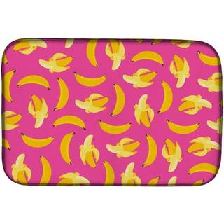 """" Caroline's Treasures Bananas på Pink Dish Drying Mat 14 """" """" X 21 """" """" """"