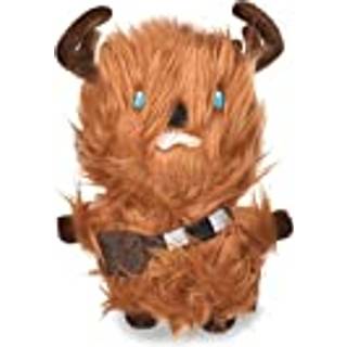 Star Wars Dog Toy Chewbacca Dog Legetøj til ferie | Reindeer Chewbacca Squeaky Dog Toy Chew Toy | Holiday Dog Toy Plush Toys | 6 tommer lille hun