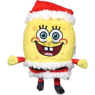 SpongeBob SquarePants til kæledyr Ferie 6 Figur Plush Dog Toys With Squeaker Dog Toys til SpongeBob fans Squeaky Dog Toys Spongebob Santa Toy Dog