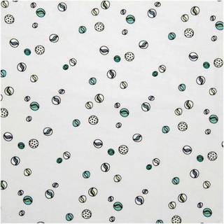 Druckstoff Murmeln grau 50x140cm - Grau
