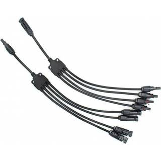 Solcelleforbindelse MC4, Y-adapter 4 til 1