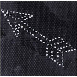 Bügelmotiv Pfeil 84x28mm Strass - Weiß