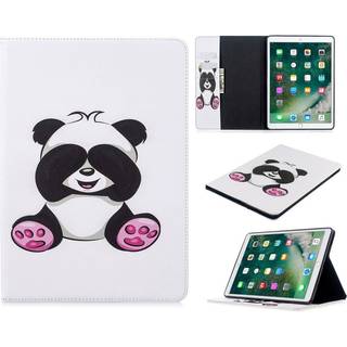iPad 10.2 (2019) Stilfuldt mønster læder flip etui - Genert Panda