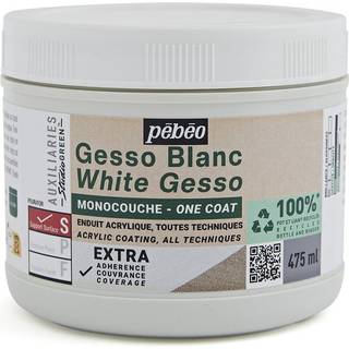 Pebeo Gesso white 475 ml – hvid gesso til grunding