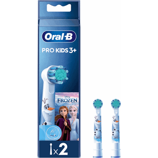 Oral-B Pro Kids 3+ tandbørstehoveder 2-pak - Frost (På lager i varehus)