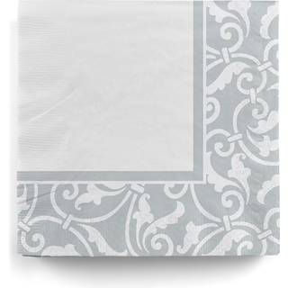 Silber Ornament Servietten 16 St.
