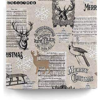 Servietten Merry Christmas Hirsch Collage 20 St.