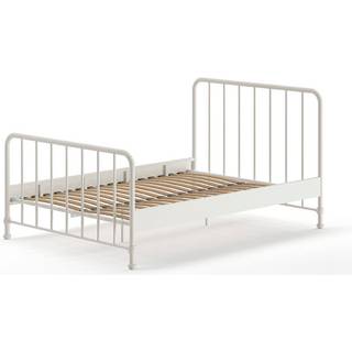 Seng metal 140 x 200 – Bronxx, hvid