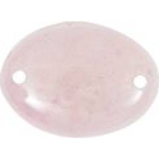 Aufnähstein oval rosa 18x13mm 5 Stück - Rosa