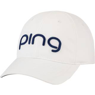 Ping Tour Delta Dame Kasket - White/Navy - Str. Justerbar