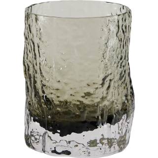 Glas Organisk Form Grå H.9,5 cm