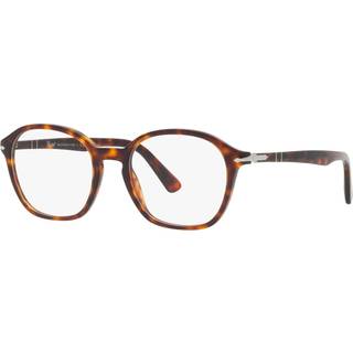 Persol Unisex PO3296V 24 Optiske stel Acetat Skildpadde Transparent Firkantet Normal