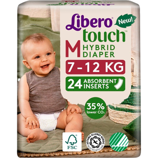 Libero Touch Hybrid Inserts M 7-12 kg (24 stk)