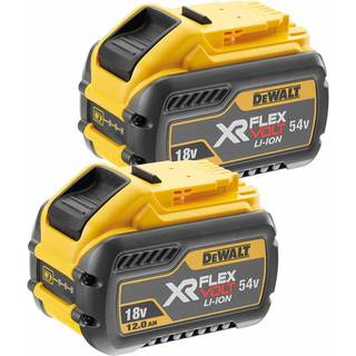 Batteri DeWalt DCB548Y2-XJ; 12 V; 12,0 Ah; Li-ion; 2 stk.
