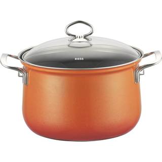 Riess Nouvelle Corall Fleischtopf 20 cm / 3,5 L - Emaille - Rot