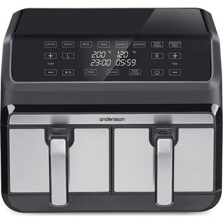 Andersson AFR 2.5 airfryer med 2 kurve (sort)