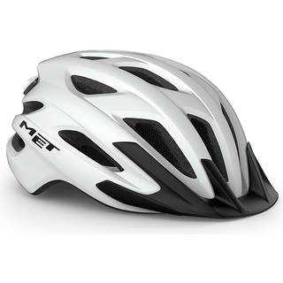 MET Cykelhjelm Crossover Hvid Mat