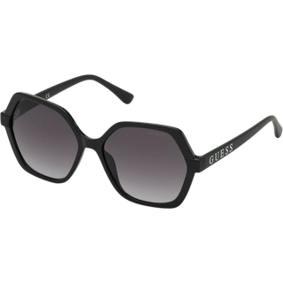 Guess Kvinde GU7698 01B Solbriller Injiceret Sort Røg Geometrisk Normal Skygge