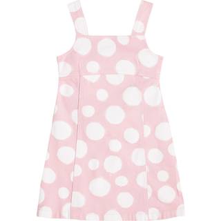Marc Jacobs Kids Polka dot cotton dress - pink - Y 2
