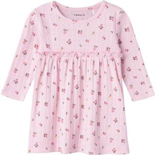 Name It Parfait Pink Blomster Kjole