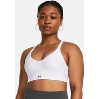 Under Armour Infinity 2.0 Low Women's Sports Bra White / Black XL D-DD
