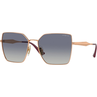 VOGUE EYEWEAR Kvinde VO4284S 51524L Solbriller Metal Guld Grå Firkantet Normal Skygge