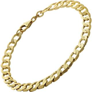 trendor 35661 Armband 333 Gold Panzerkette Breite 7 mm