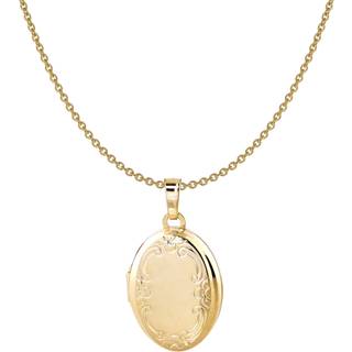 Acalee 30-3002 Halskette mit Medaillon-Anhänger Gold 333 / 8K