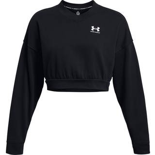 Sweatshirt Under Armour UA Rival Terry OS Crop Crw-BLK 1382738-001 Størrelse L
