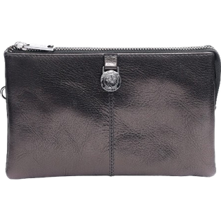 ADAX Metalic Clutch Nicole i Læder Med Kæderem