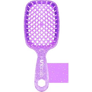 UNbrush Boerster-til-udfiltring-af-haar Glitter-CollectionDetangling Hair Brush Glitter - Amethyst 1 Stk. (122,00 kr / 1 stk.) - 1 Stk.