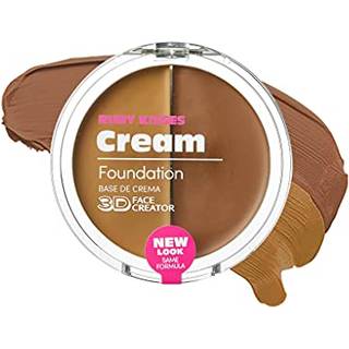 Ruby Kisses 3D Face Creator Cream Foundation & Concealer 12 timer langvarig medium til fuld d?kning Ikke-fedtet ideal til makeup & konturpalet (n