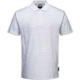 Anti-Statisk ESD poloshirt - Hvid (Størrelse: XXL)