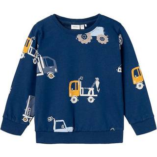 Name It Estate Blue Landbrugsmaskiner Sweatshirt