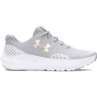 Under Armour Surge 4 Girls' Running Shoes Halo Gray / White / Iridescent 37.5