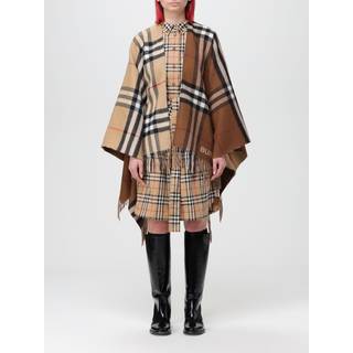 Checked poncho - One size